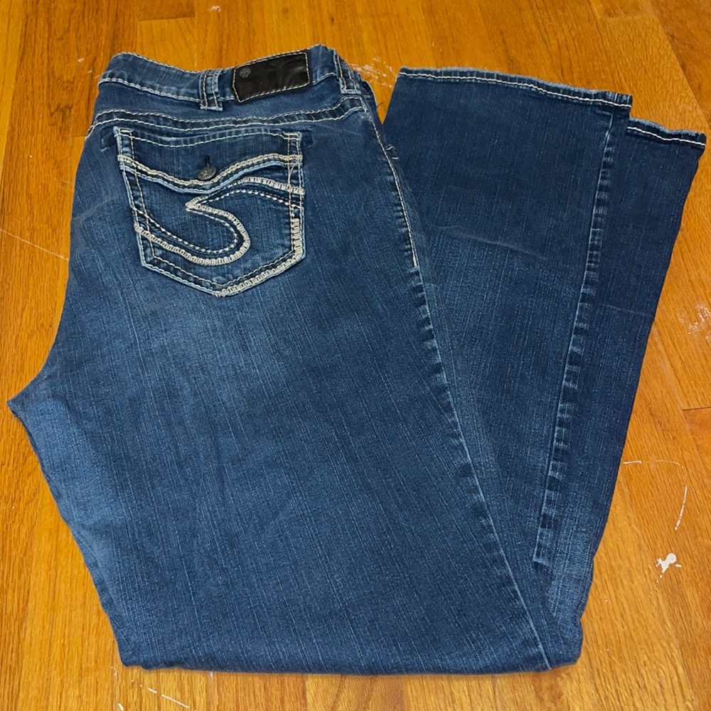 Silver Jeans Suki Mid Slim Boot Size 18/33